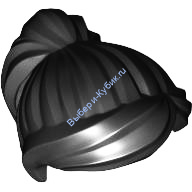 Деталь Лего Парик Женский Цвет Черный