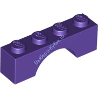 Деталь Лего Арка 1 х 4 Цвет Темно-Фиолетовый