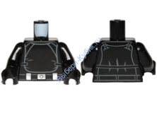 Деталь Лего Торс С Рисунком Цвет Черный
