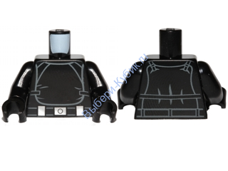 Деталь Лего Торс С Рисунком Цвет Черный