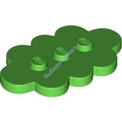 Деталь Лего Плитка 3 х 5 Облако Цвет Ярко-Зеленый