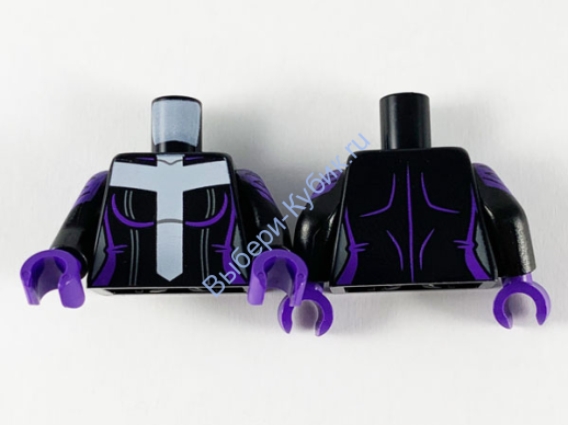 Деталь Лего Торс С Рисунком Цвет Черный