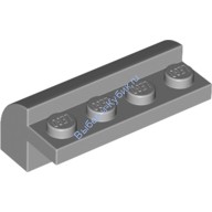Деталь Лего Кубик Модифицированный 2 х 4 х 1 1/3 С Закругленным Верхом Цвет Светло-Серый