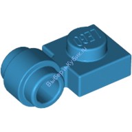Деталь Лего Пластина 1 х 1 С Защелкой Цвет Темно-Лазурный