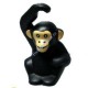 Деталь Лего Обезьяна Шимпанзе Цвет Черный