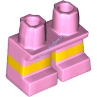 Деталь Лего Ноги Короткие С Рисунком Цвет Ярко-Розовый