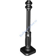 Деталь Лего Опора 2 х 2 х 7 Основание фонаря Цвет Черный