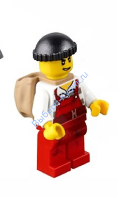 Минифигурка лего Сити - Бандит