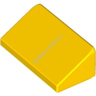 Деталь Лего Скос 1 х 2 х 2/3 Цвет Желтый