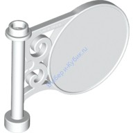 Деталь Лего Дорожный Знак Цвет Белый