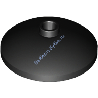 Деталь Лего Тарелка 3 х 3 Перевернутая Цвет Черный