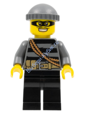 Минифигурка Лего Сити- Бандит
