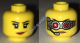 Деталь Лего Голова Минифигурки njo229 Цвет Желтый