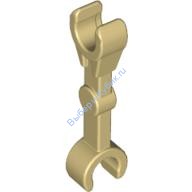 Деталь Лего Рука Механическая Прямая С Защелкой На 90 Градусов Вертикальная Цвет Песочный