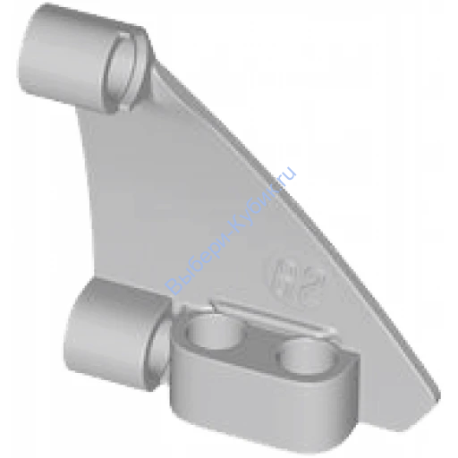 Деталь Лего Техник Панель Изогнутая #62 5 x 4 Правая Цвет Светло-Серый