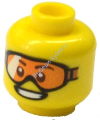 Деталь Лего Голова Цвет Желтый