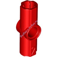 Деталь Лего Техник Коннектор Угловой #2 - 180 Градусов Цвет Красный