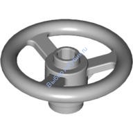 Деталь Лего Рулевое Колесо Малое 3 Штырька В Диаметре Цвет Светло-Серый