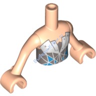 Деталь Лего Торс Мини Долл Френдс С Рисунком Цвет Светло-Телесный