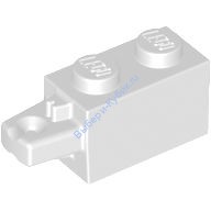 Деталь Лего Петля Кубик 1 х 2 Цвет Белый