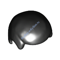 Деталь Лего Парик Мужской Цвет Черный