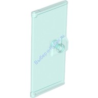 Деталь Лего Дверь 1 x 3 x 6 С Штырьком - Ручкой Цвет Прозрачно-Голубой