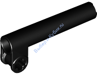 Деталь Лего Техник Коннектор Перпендикулярный С Расширением Цвет Черный