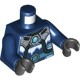 Деталь Лего Торс С Рисунком Цвет Темно-Синий