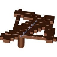 Деталь Лего Арбалет Майнкрафт Цвет Коричневый