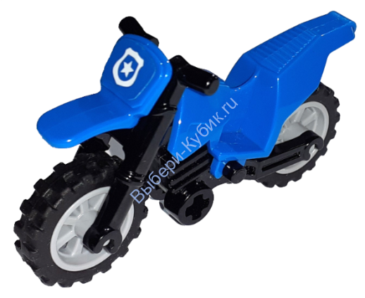 Деталь Лего Мотоцикл Цвет  Синий