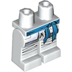 Деталь Лего Ноги С Рисунком Цвет Белый