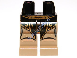 Деталь Лего Ноги С Рисунком Цвет Черный