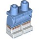 Деталь Лего Ноги С Рисунком Цвет Голубой