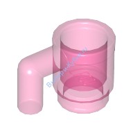 Деталь Лего Кружка Цвет Прозрачно-Розовый
