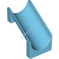 Деталь Лего Детская Горка 4 х 6 х 6 Прямая Цвет Умеренно-Лазурный