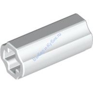 Деталь Лего Техник Осевой Коннектор 2L Цвет Белый