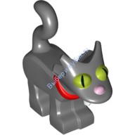 Деталь Лего Кошка Цвет Темно-Серый