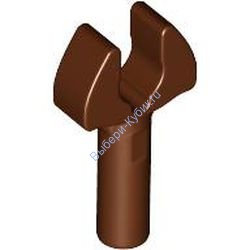 Деталь Лего Стержень 1L С Клипсой Цвет Коричневый