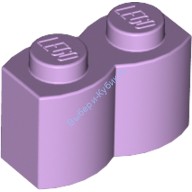 Деталь Лего Кубик Модифицированный 1 х 2 Бревно Цвет Лавандовый