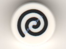 Деталь Лего Плитка Круглая 1 х 1 С Рисунком Цвет Белый