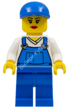 Минифигурка Лего Сити - Женщина рабочий cty0269