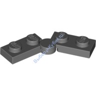 Деталь Лего Петля Пластина 1 х 4 Цвет Темно-Серый