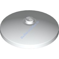 Деталь Лего Тарелка (Радар) 4 х 4 Перевернутая С Закрытым Штырьком Цвет Белый