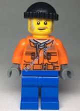 Минифигурка Лего Сити- Оператор снегоуборочной машины