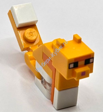 Минифигурка Лего Майнкрафт Рыжий Кот minecat07