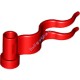 Деталь Лего Флаг 4 х 1 Волна Цвет Красный