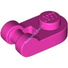 Деталь Лего Пластина 1 х 1 Закругленная С Ручкой Цвет Темно-Розовая
