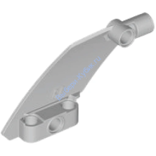 Деталь Лего Техник Панель Изогнутая #61 5 x 7 Левая Цвет Светло-Серый