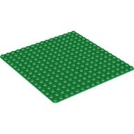 Деталь Лего Базовая Пластина 16 х 16 Цвет Зеленый