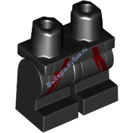 Деталь Лего Ноги СРЕДНИЕ С Рисунком Цвет Черный